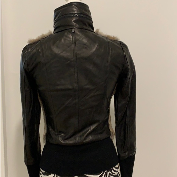 Rudsak leather & fur jacket - Picture 6 of 10